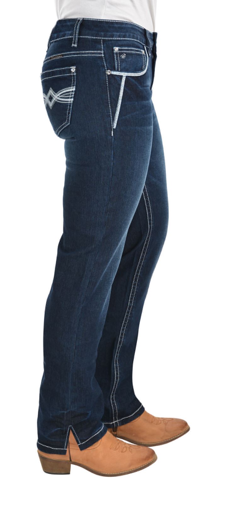PCP2212382 Pure Western Women's Nancy Straight Leg Jean 34'