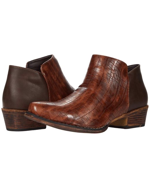 09-021-1567-1281 Roper Women's Sofia Caiman- Tan