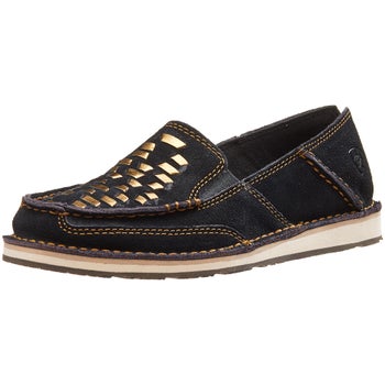 10025022 Ariat Women's Cruiser Weave Black Suede