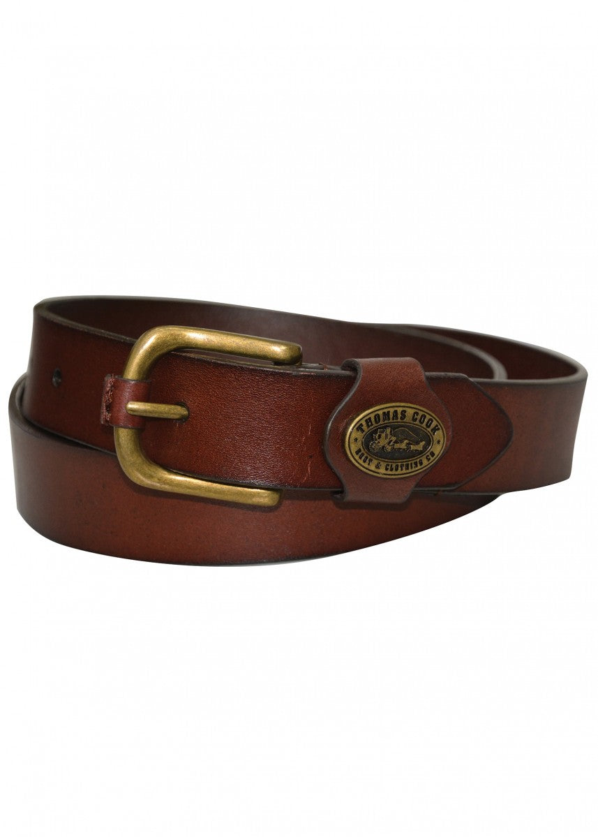 Buy Thomas Cook Harry Leather Braided Belt (TCP1910BEL) Dark Brown