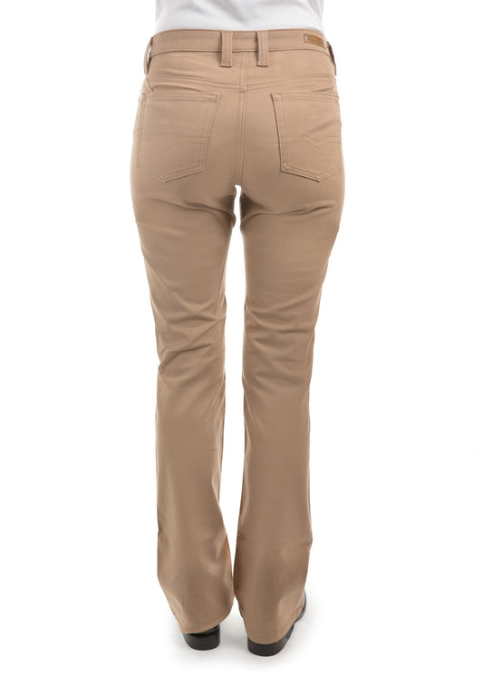 TCP2229007 Thomas Cook Women's Moleskin Wonder Jean Mid Rise Sand 34'