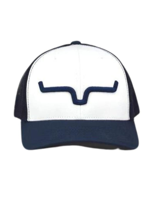 UHA0000092-BL101  Kimes Weekly Trucker Cap White/ Navy