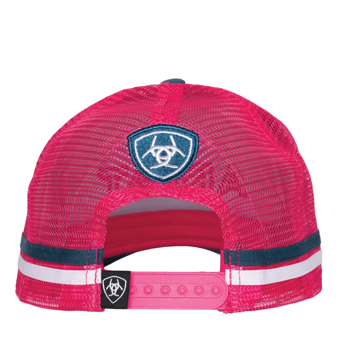 AC2222 Ariat Arrow Trucker Cap Navy/ Pink