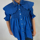 LJC5360 LJC Flinders Cotton Blouse - Royal Blue