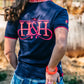EL121 Hitchley & Harrow Loose fit polo Navy