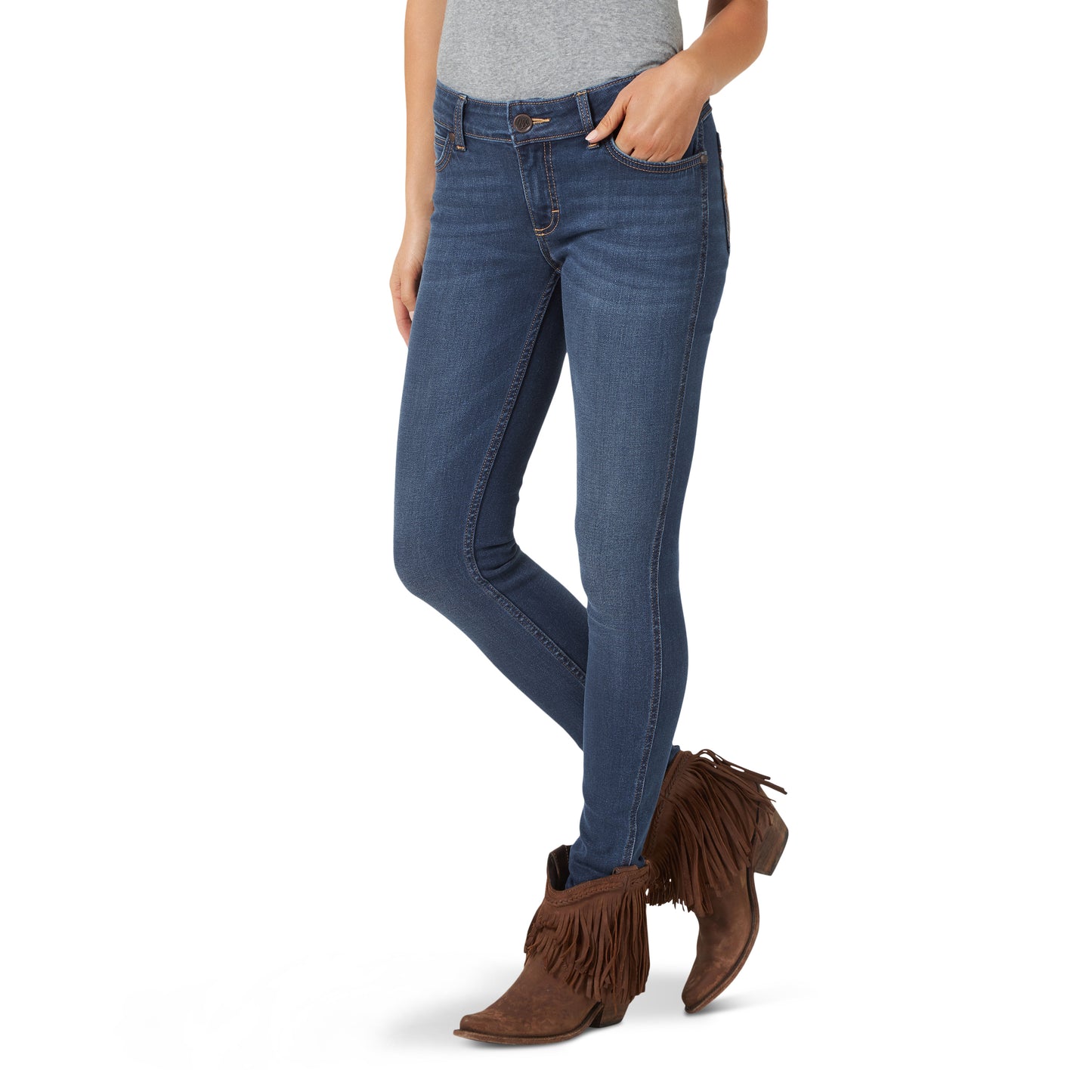 09MWSTR32 Wrangler Women's Retro Skinny Jean Leg 32''