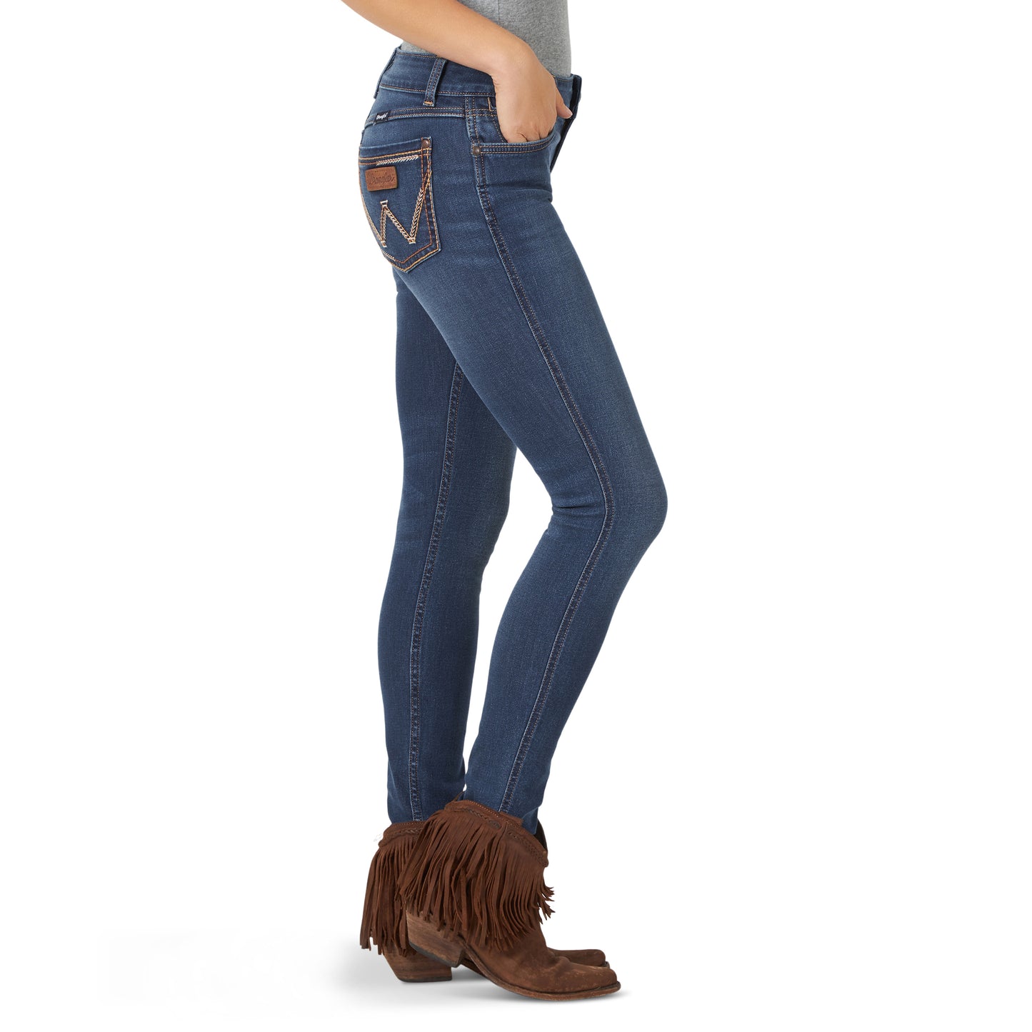 09MWSTR32 Wrangler Women's Retro Skinny Jean Leg 32''