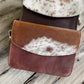 AE575 Ingrid hide leather crossbody Brown