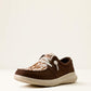 10080390 Ariat Women's Hilo Coffee Bean Suede/Speckled Cow Print