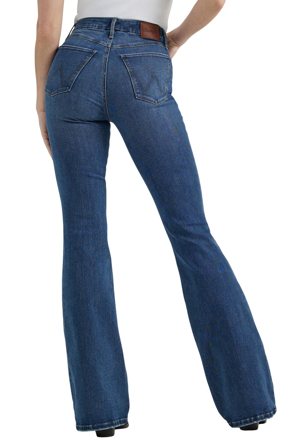 11235928 Wrangler Women’s High Rise Flare Jean - Bespoke