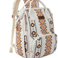 WG2204-9110 Wrangler Aztec Printed Callie Backpack - Tan