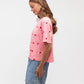 LOL70939  Heart embroidered tee