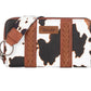 WG133-W006 Wrangler Cow Print Wallet -Brown