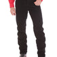 13MWZWK Wrangler Men's Original Fit Cowboy Cut Jean Black 32' Leg