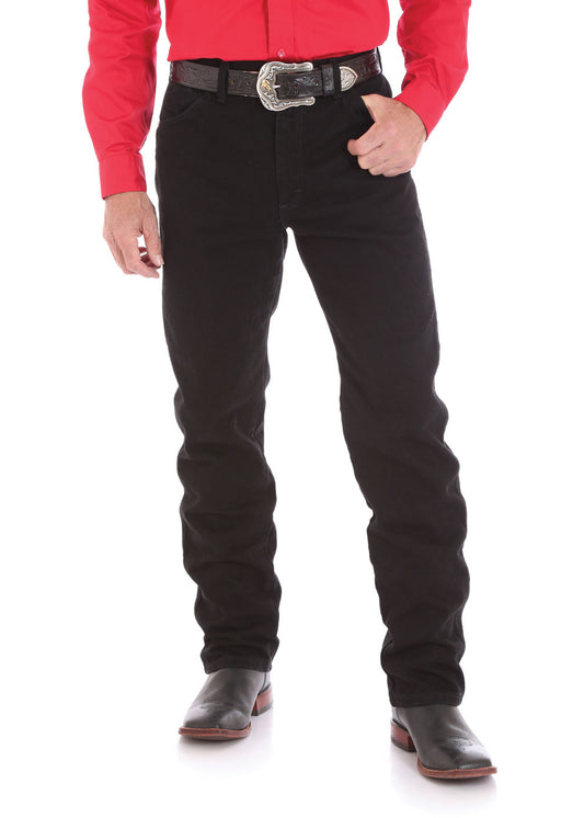 13MWZWK Wrangler Men's Original Fit Cowboy Cut Jean Black 32' Leg