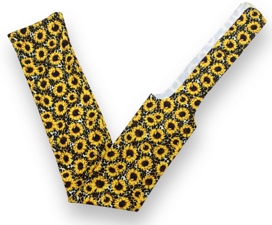 178002 Showman Sunflower & Cheetah Lycra Slip Tail Bag