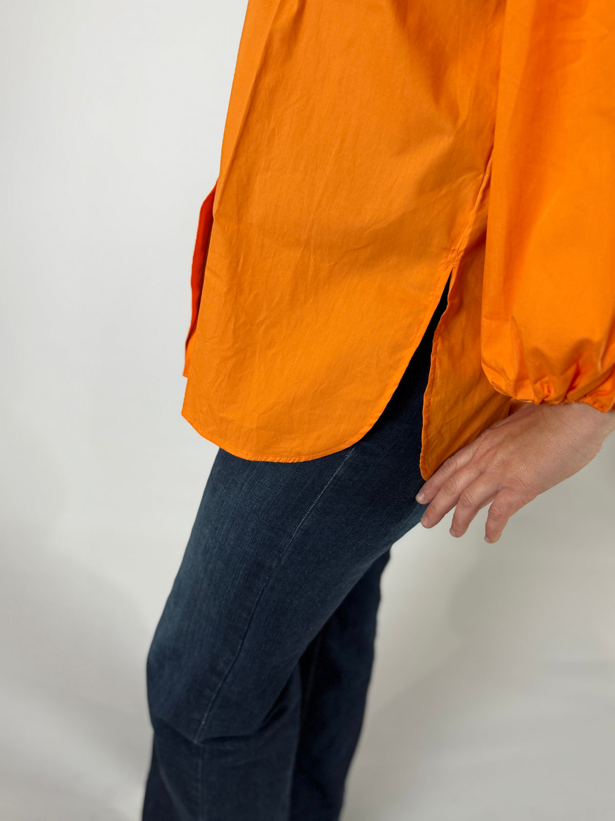 LJC5366 LJC Birdie Cotton Shirt - Orange