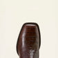 10074162 Ariat Mens Booker Chelsea Western Square toe Croc Print