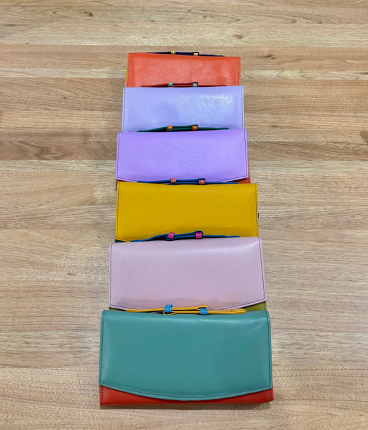 AE4110 Vivi Colour Drop Leather Purse