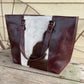 AE2544 Indiana hide leather handbag Brown