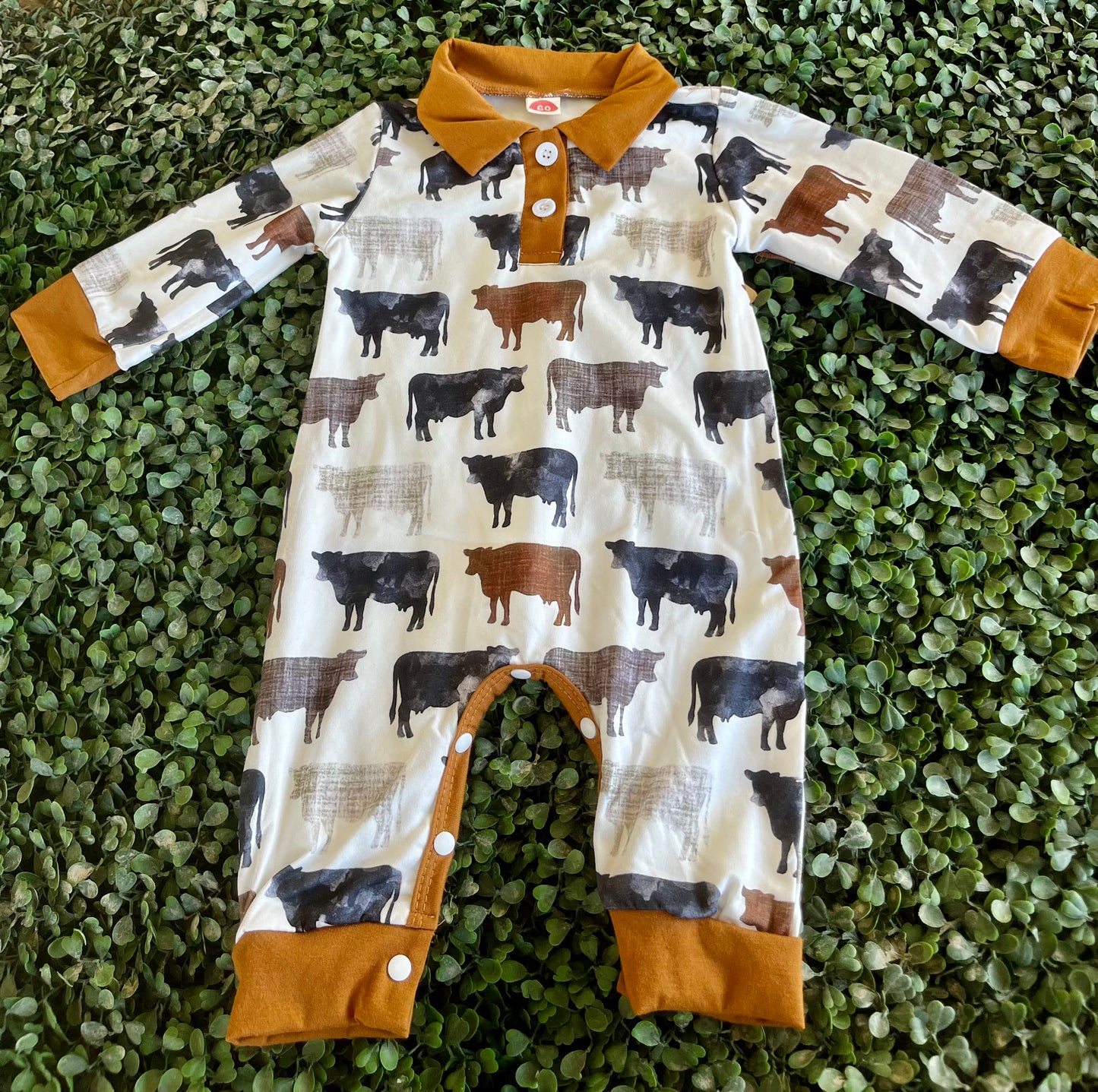 34667 Infant Cowbells Grow Suit