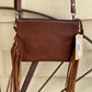 AE2283 Cece Leather Cow Hide Tassel Crossbody