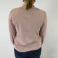 VT81416  Collared Tie Neck Button Blouse - Blush