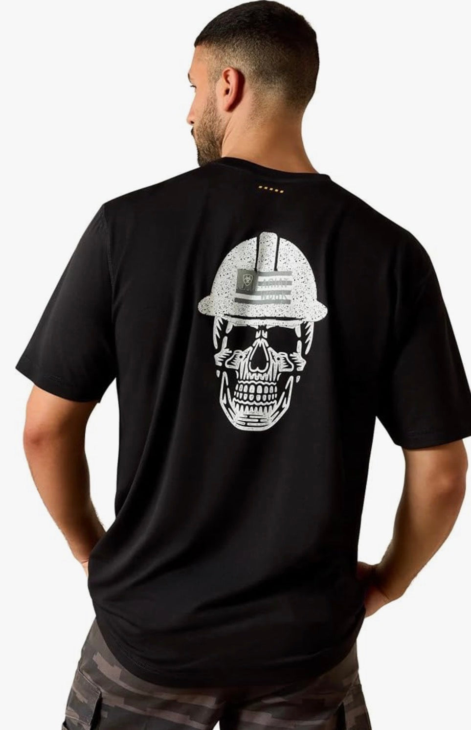 10071309 Ariat Men’s Rebar Heat fighter Roughneck Tee Black