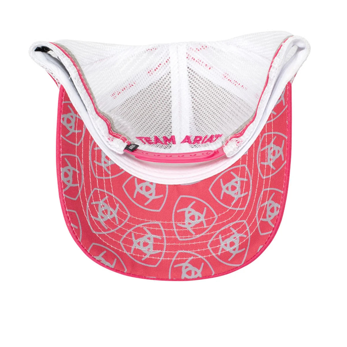 AC2207 Ariat Est patch Trucker Cap Pink Raspberry