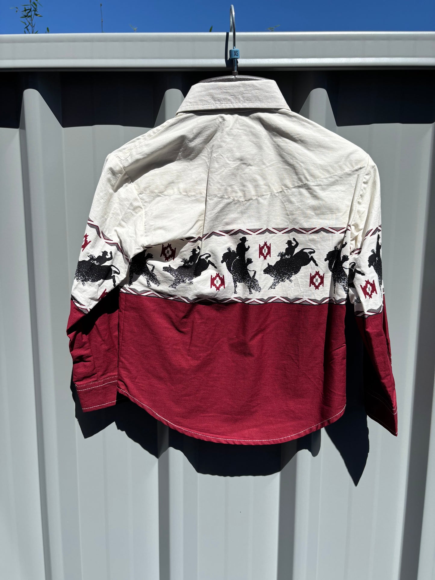 03-030-0421-0308 Roper Boy's Vintage LS Shirt