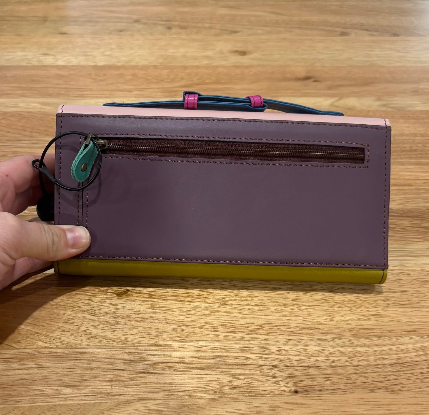 AE4110 Vivi Colour Drop Leather Purse