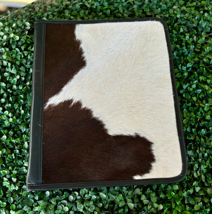 AE9061 Cow Hide Bi-Folder & Stationary Case