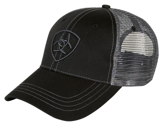 4-362 Ariat Truckers Cap Black