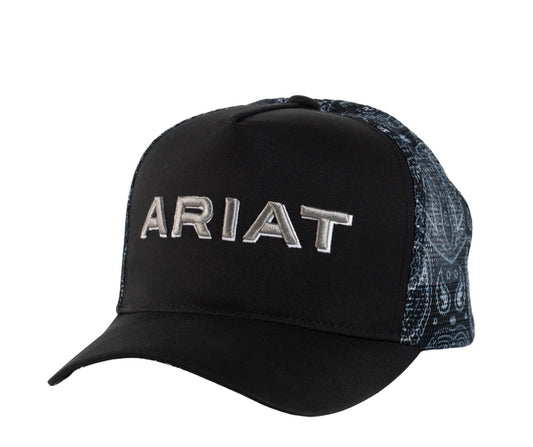 AC2219 Ariat Paisley Trucker Cap