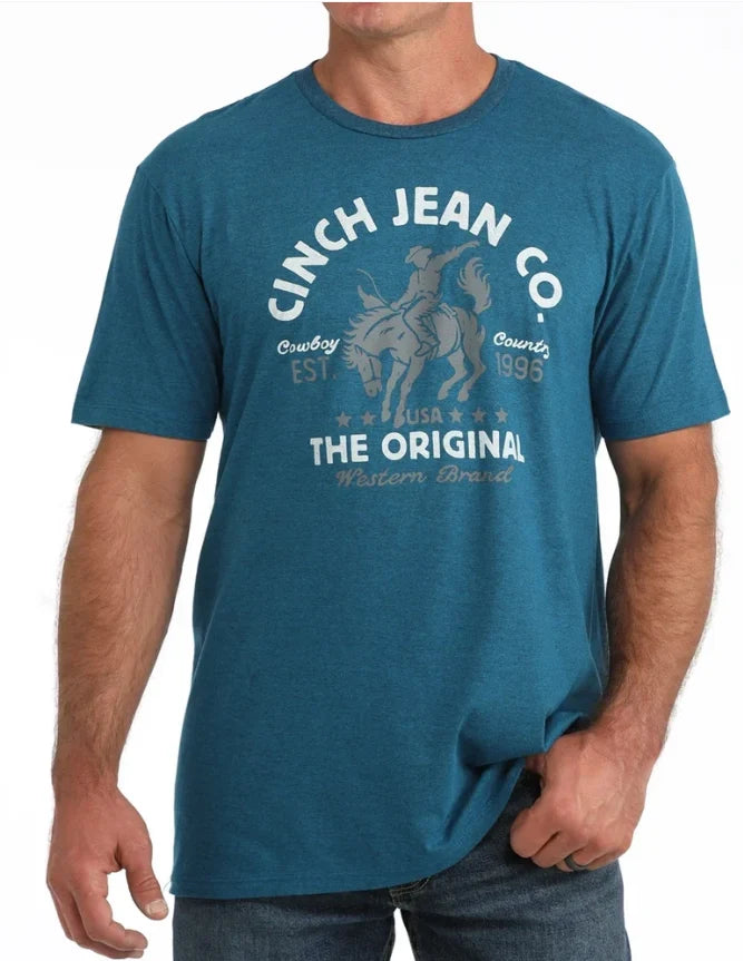 MTT1690750 Cinch Men's Blue Tee