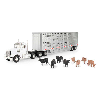 LP79392 Freightliner Semi with Cattle trailer