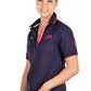 EL121 Hitchley & Harrow Loose fit polo Navy