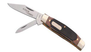 33OT Schrade Middleman Jack 2 Blade Stock knife