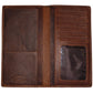 5015-A Brigalow Steerhead Floral Tooling With Hide Wallet
