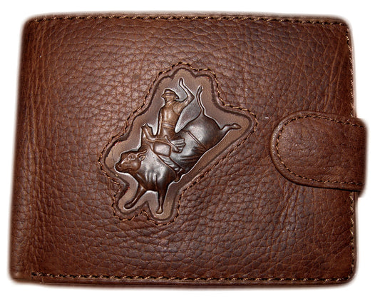 5017-E  Steerhead Men's Distressed Brown Wallet