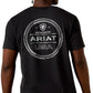 10060919 Ariat Men's Multichronos SS Tee Black