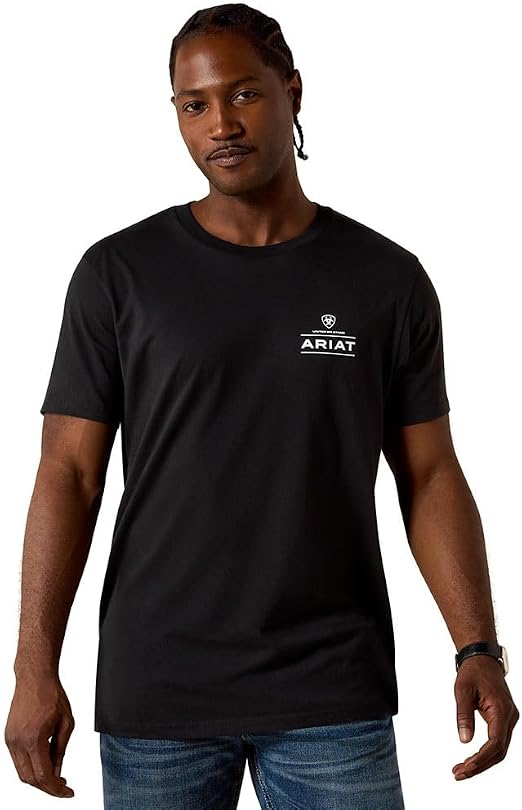 10060919 Ariat Men's Multichronos SS Tee Black