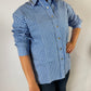 LJC5354 LJC Charlie Linen Shirt - Ocean Stripe