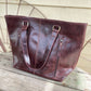 AE2544 Indiana hide leather handbag Brown