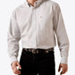 10071745 Ariat Men’s wrinkle free Cory Classic fit LS Shirt White stripe