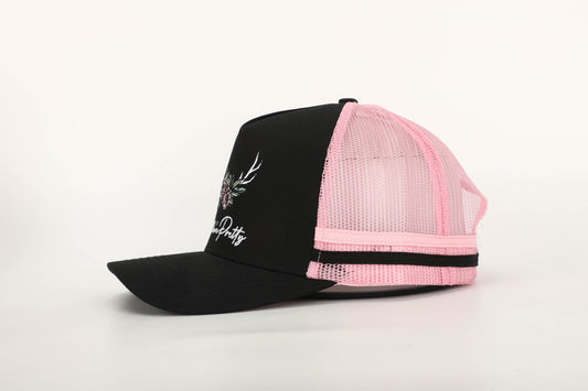 WILDECAP12  Wilde n Pretty logo cap Black