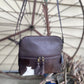B70069DB Cowhide Leather Finland Handbag Brown and White