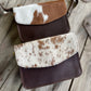 AE575 Ingrid hide leather crossbody Brown