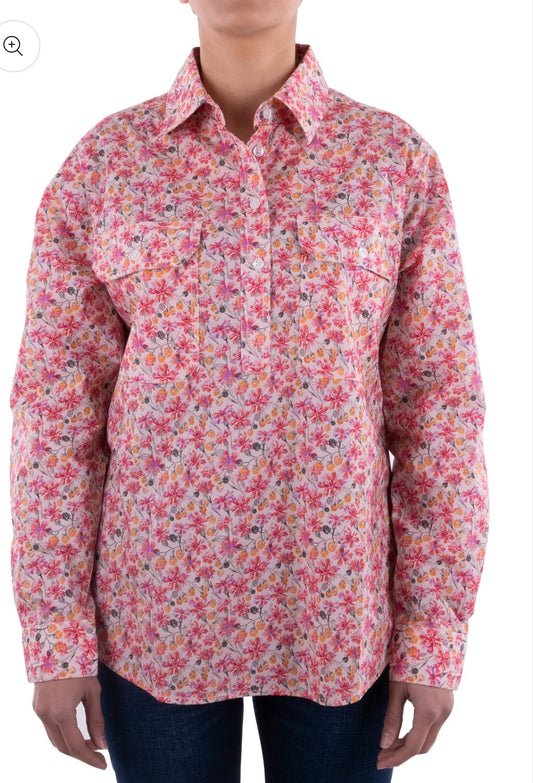 H3W2101205 Hard Slog Women's Georgia LS Shirt