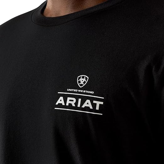10060919 Ariat Men's Multichronos SS Tee Black